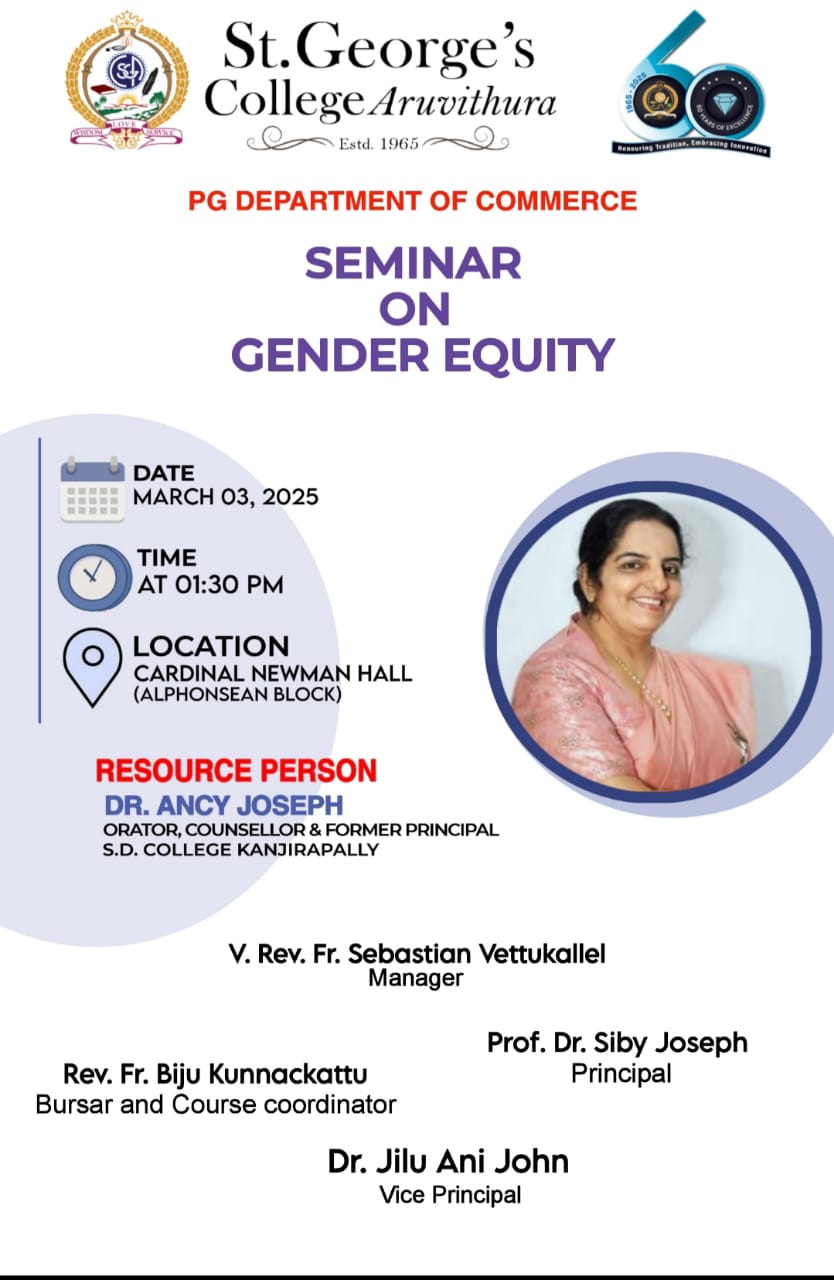 Seminar on Gender Equity : Dept. of Commerce